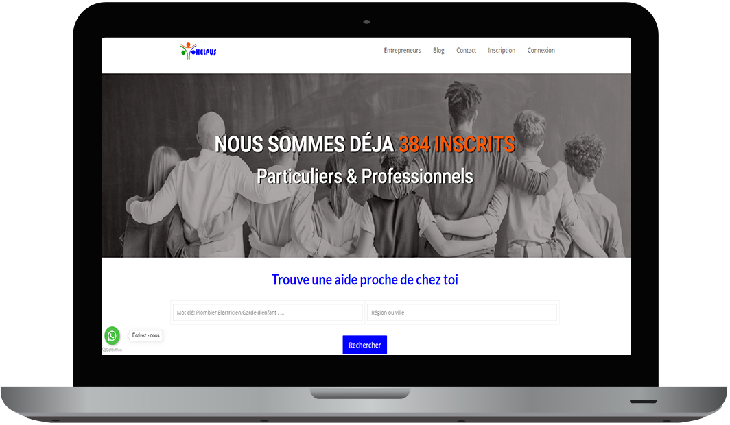 site web helpus.fr beweb